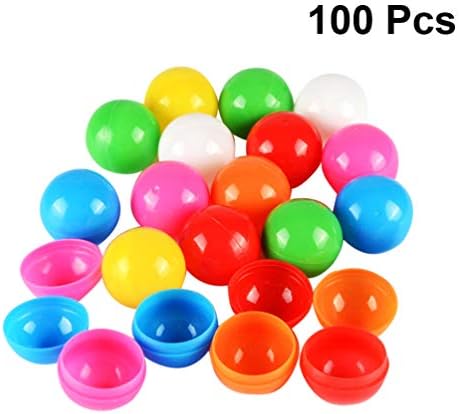 AMOSFUN 100 יחידות כדורים צבעוניים נפתחים פינג פונג כדורי כדורי כדורי כדורי כדורי כדור טניס כדורי טניס לילדי המסיבה