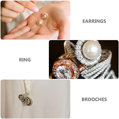 קופסאות מתנה טבעת זרודקו מארז תכשיטי תליון עגיל עם קופסת תכשיטים תכשיטים תכשיטים תכשיטים אוצר מארגן אחסון וינטג 'לחתונה, יום הולדת