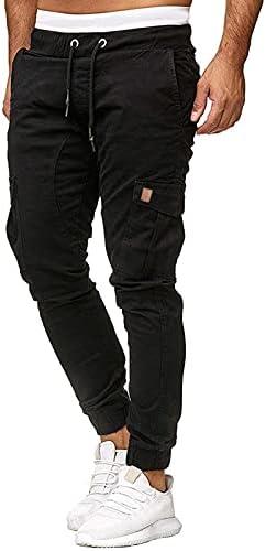 מכנסי מטען מרובי כיס מכנסיים לגברים מכנסי ריצה מזדמנים של מכנסי טיול קל משקל מכנסי טיול קל משקל סרבלים גדולים יותר