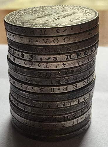 1857 רוסיה 1 מטבעות רובל עותק לעיצוב משרדים בחדר הבית