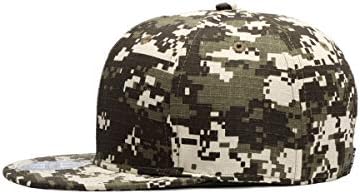 Goldy & Wendy Unisex Snapback כובעים מתכווננים ארהב הצבאית הסוואה שולית שוליים כובע בייסבול