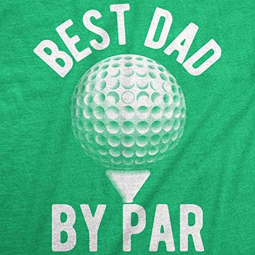 גברים של הטוב ביותר אבא על ידי נקוב חולצה מצחיק אבות יום גולף טי גולף מתנה עבור שחקן גולף