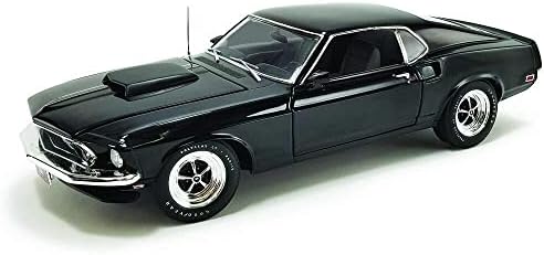 1969 בוס 429 משרה שחורה מספר 1: הבוס הראשון 429 מהדורה מוגבלת שנבנתה אי פעם ל 1332 חלקים ברחבי העולם 1/18 מכונית דגם Diecast מאת Acme