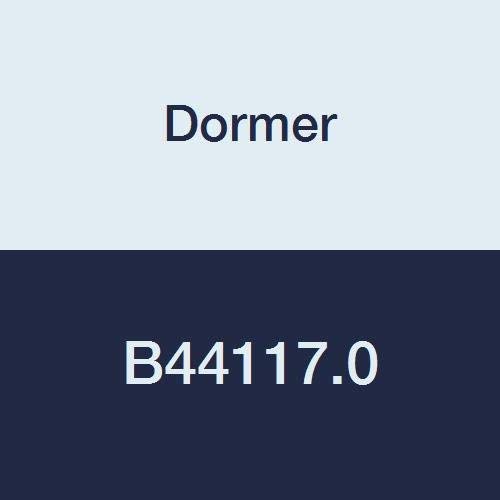 Dormer B444117.0 מקדמת מכונה, שוק ישר, ציפוי בהיר, קרביד מוצק, קוטר ראש 17 ממ, אורך חליל 22 ממ, באורך מלא 175 ממ
