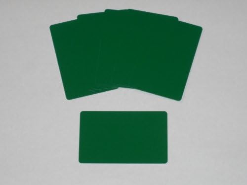 10 ריק פלסטיק תמונה מזהה ירוק אשראי כרטיס 30 מיליון
