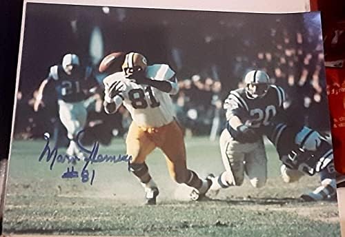 מארב פלמינג גרין ביי פקרס חתום חתימה 8x10 Photo COA Superbowl 1 & 2 - תמונות NFL עם חתימה