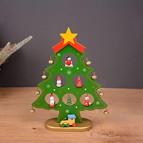 קישוטי כוכבים לעץ חג המולד מבטאים דקורטיביים לעיצוב הבית מלאכותי עץ חג המולד DIY מיני עץ חג המולד שולחן עבודה שולחן עבודה.