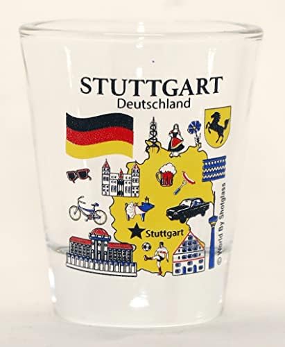שטוטגרט גרמניה ערים גרמניות גדולות אוסף זכוכית שוט