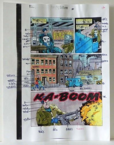 וולברין המעניש נזק ראיות 2 עמוד 13 צבע קומיקס ייצור אמנות