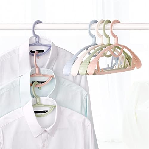 WODMB 10 יחידות/סט מעבה את קולב בגדי פלסטיק רחב כתף למתלה לאחסון מעיל בגד, מחזיק מארגן ארונות בגדים למבוגרים נגד החלקה