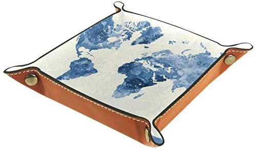 מפת עולמית של Lorvies בצבעי מים בצבעי אחסון קופסאות קוביית סל קוביית פחי פחים למשרדים ביתיים