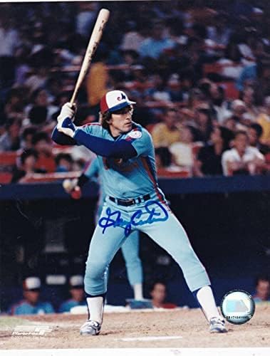 גארי קרטר מונטריאול אקספוז פעולה חתומה 8x10 - תמונות MLB עם חתימה