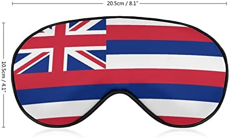 דגל הוואי מסיכת עיניים שינה מכסה עין רכה חוסמת אורות כיסוי עיניים עם רצועה מתכווננת לנסיעות