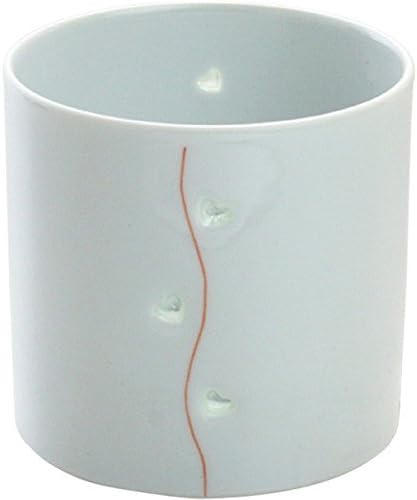 זכוכית ויסקי: אריטה וור קריסטל מגולף לב קו רוק זכוכית כוס יפנית פורצלן / גודל קוטר 3.2 על 3.1 אינץ', מס ' 770855