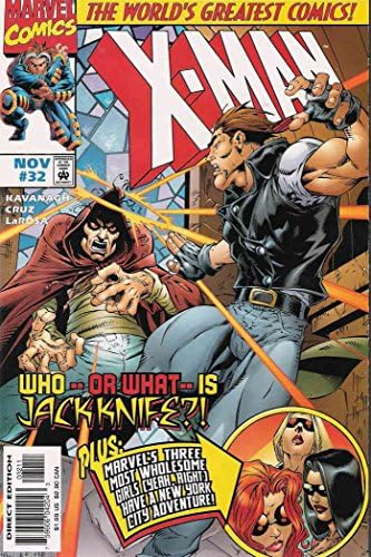 אקס-מן 32 וי-אף / ננומטר ; ספר קומיקס מארוול / מראה 1 סכין ג ' ק