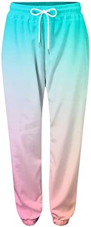 נשים מכנסי טרנינג בבאגי כותנה מקרית רצים גבוהה מותן ספורט צפצף חורף בגדים עם כיסים שמלת מכנסיים