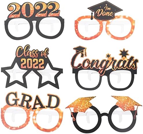 כוסות אופנה של Pretyzoom מתנות תמונה 2022 סיום משקפיים מסגרות מסגרות צילום כיתה של 2022 משקפי ראייה מסגרות נייר צילום מאפשר