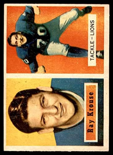 1957 Topps 141 Ray Krouse Detroit Lions Ex Lions Maryland