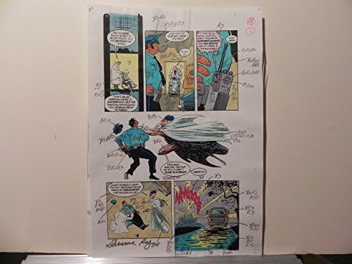 באטמן צל העטלף כרך.1 11 אמנות הפקה חתומה על ידי א. רוי.5