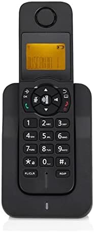 MXiaoxia ניתן להרחבה מערכת טלפון אלחוטית עם מכשיר 1, מזהה מתקשר/המתנה לשיחה, בהירות LCD מתכווננת, טלפון כף יד