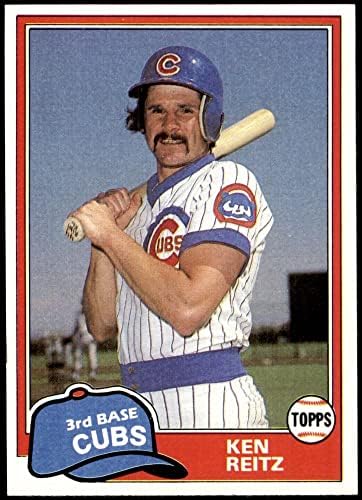 1981 Topps 820 T Ken Reitz Chicago Cubs NM/MT Cubs