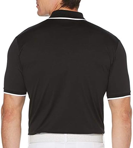 חולצת פולו של שרוול קצר של ג'ק ניקלאוס עם שרוול קצר של גברים עם צווארון וארוול