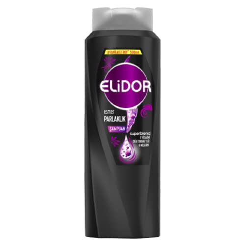 Elidor Superblend Care Shampoo Shampoo Shine vit e Chia שמן זרעים מלנין 500 מל/16.9 fl.oz.