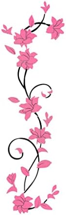 קוואנג ' י פרח אקריליק 3 סטריאו מרפסת מסדרון טלוויזיה רקע קיר פרח דקורה סלון קיר סטיקר