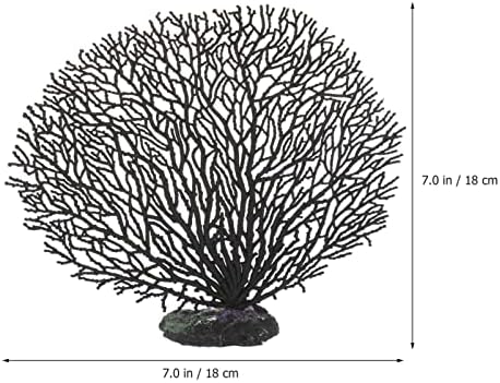 צמחים מלאכותיים קורליין דקור מלאכותי אלמוגים צמח קישוט מלאכותי צמח קישוט לאקווריום אקווריום נוף - שחור צמחים מלאכותיים קורליין דקור