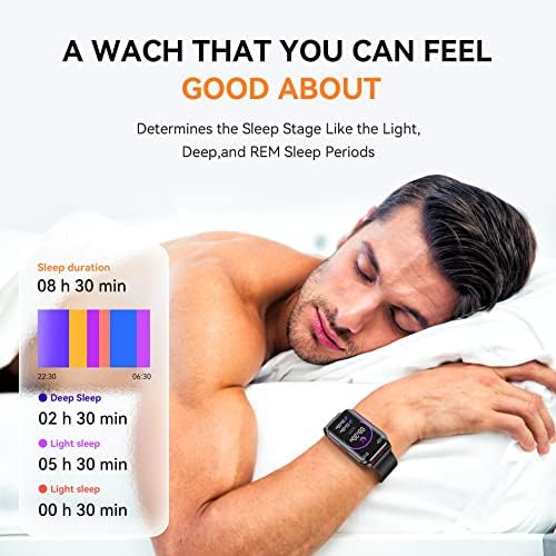 שעונים חכמים לגברים נשים 1.57 אינץ 'מסך מגע כושר גשש Wacth עבור טלפונים iOS של אנדרואיד עם לחץ דם מוניטור שינה IP68 Smartwatch אטום למים