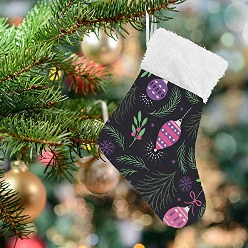 גרבי חג המולד של Alaza חג המולד קלאסי קלאסי מותאם אישית לקישוטים לגרביים קטנים לעיצוב המסיבות של עונת החגים המשפחתית של 4,7.87