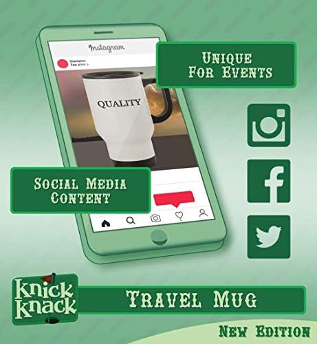 מתנות Knick Knack Teenage - 14oz פלדת נירוסטה hashtag נסיעות ספל קפה, כסף