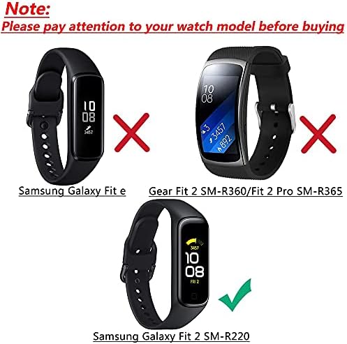 תואם להקות Samsung Galaxy Fit2 לנשים, אביזרי רצועה מודפסים דפוס להחלפה להחלפת צפייה לגלקסי Fit 2 Tracker Tracker