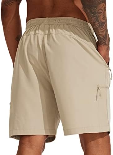 מכנסי מטען לטיולי ויליט של ויליט מכנסיים קצרים של גולף יבש מהיר מכנסיים קצרים 7 מכנסי קיץ קלים עם כיסים
