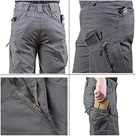 גברים של טקטי מכנסיים קצרים 11 עמיד למים מטען מכנסיים קצרים לגברים טיולים דיג לנשימה מהיר יבש רגיל
