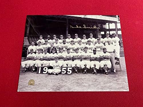 דיוק סניידר, חתימה 11x14 תמונה ג'קי רובינסון - תמונות MLB עם חתימה