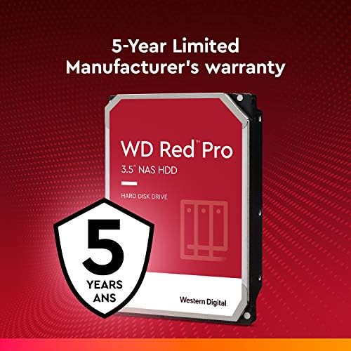 WD Red Pro 4TB SATA III 3.5 NAS HDD פנימי, 7200 סלד