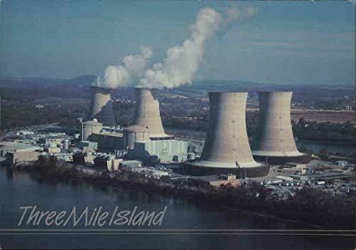 איילנד מידלטאון של שלוש מייל, פנסילבניה PA, גלויה מקורית של גלויה