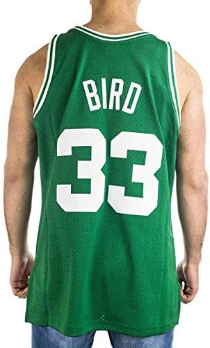 מיטשל ונס בוסטון סלטיקס לארי בירד 33 קלי ירוק העתק סווינגמן ג'רזי 2.0 NBA HWC כדורסל טריקוט