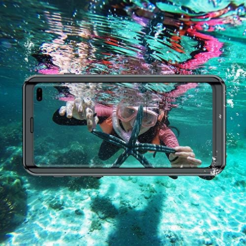 Goldju Samsung Galaxy S10 פלוס מארז אטום למים, S10 Plus מארז מובנה במגן מסך 360 ° גוף מלא מגן אטום הלם אטום לחול אטום לחול IP68 IP68 אטום