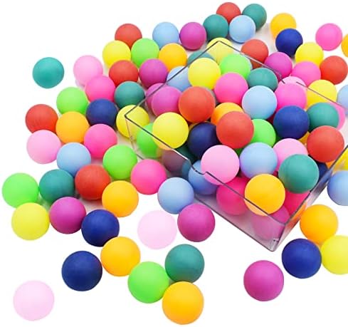 יואנה צבעוני פינג פונג כדורי בתפזורת, 40 ממ שולחן טניס כדורי עבור עשה זאת בעצמך משחקים, אומנויות ומלאכות, קישוט, חתול צעצועים