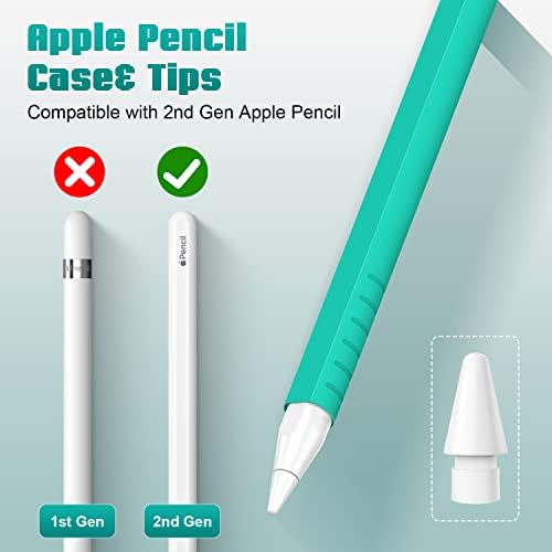 מקרה וטיפים לעיפרון תפוחים 2 דור + קסמי תכשיטים ללהקת Apple Watch