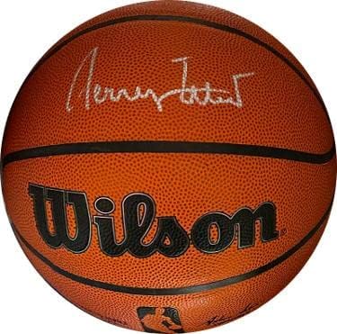 ג'רי ווסט החתימה את וילסון NBA סדרת אותנטיות I/O כדורסל- JSA עדים - כדורסל חתימה