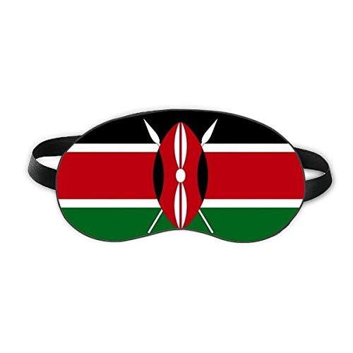 דגל לאומי של קניה אפריקה אפריקה מדינה מגן עיניים שינה רך לילה כיסוי גוון עיוורון