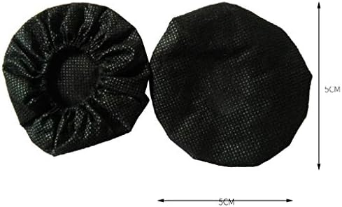 MINJISF לא ארוג כובע מכסה רעש 100pc כיסוי כיסוי לצורת מניעת מיקרופון ניקוי מיקרופון ציוד שקית קטנה