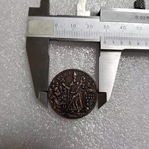 מלאכות עתיקות מטבע ברונזה אירי 1485