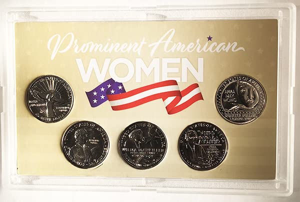 2022 S BU כל חמשת הנשים האמריקאיות הבחירה בלא מחזור US MINT 5 מטבע במארז SNAP