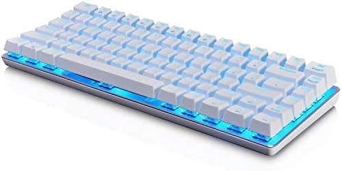 מתכת מכאני מתג כחול מחשב משחקי מקלדת עם כחול הוביל תאורה אחורית עבור מחשב גיימרים