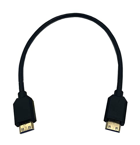 Halokny במהירות גבוהה מיני HDMI מחבר זכר ל- HDMI מיני מחבר זכר - שחור