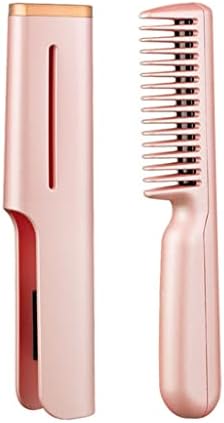 Walnuta ניידים מחליק שיער מסרק USB טעינה שלילית יון שיער טיפוח שיער רב -פונקציונלי עיצוב חם מסרק חם